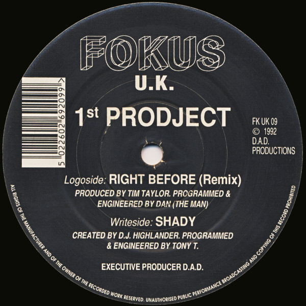 1st Prodject – Right Before (Remix) / Shady